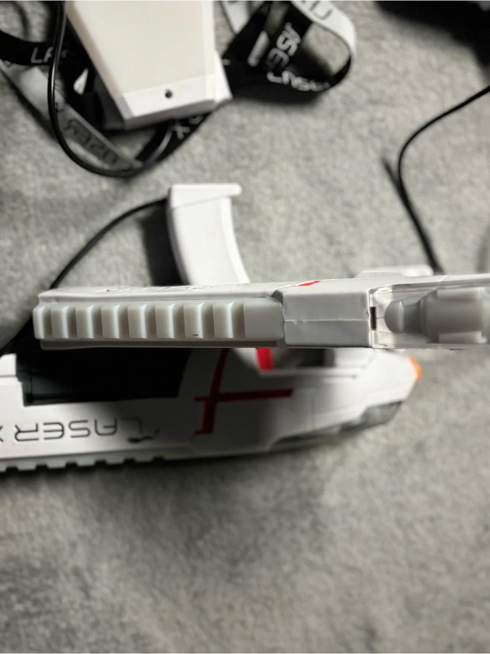 Laser X White & Red Dual VR Blaster Set